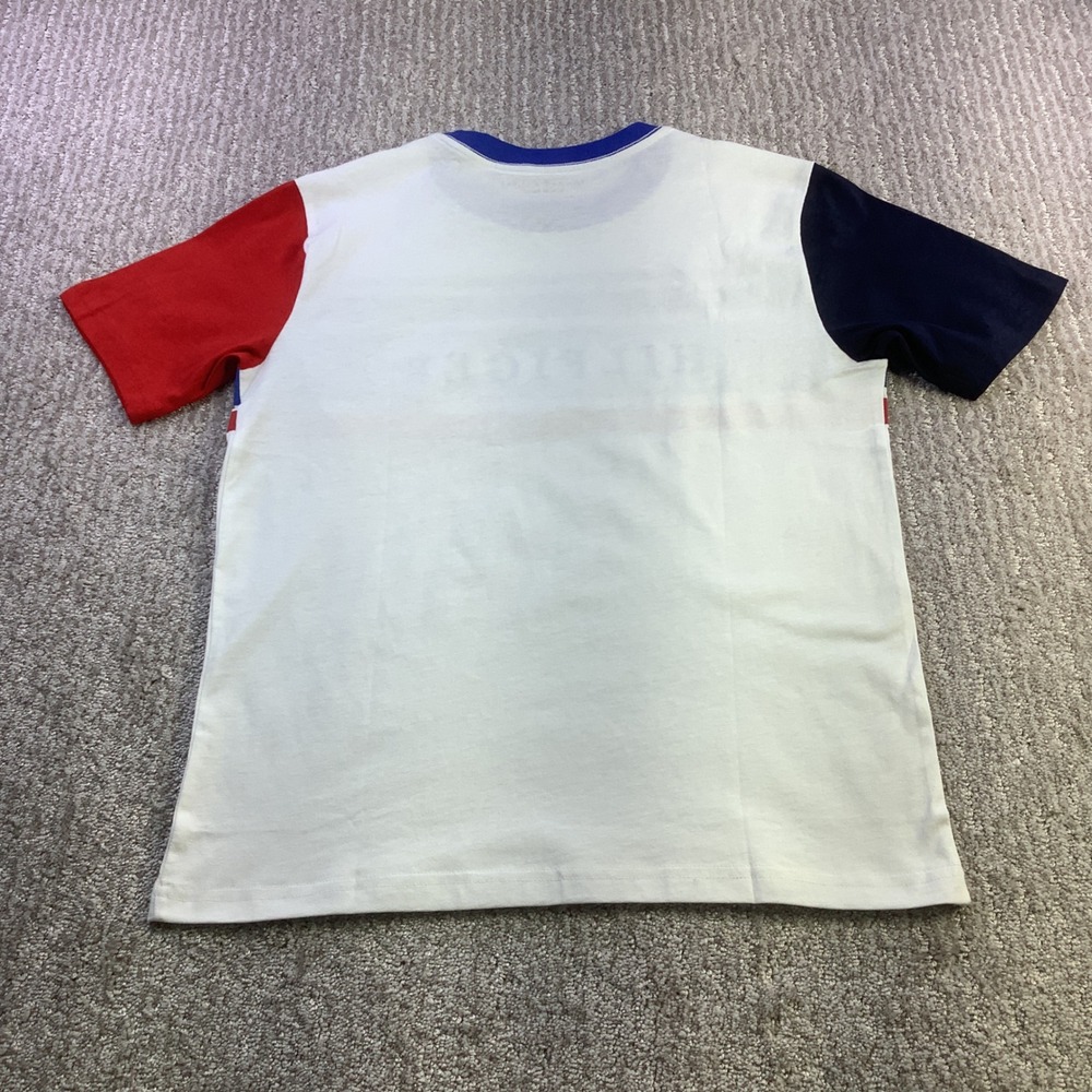 Tommy Hilfiger Boys T Shirt Size M 10/12 Colorblock Logo Graphic Tee‎ NWT - Picture 3 of 11